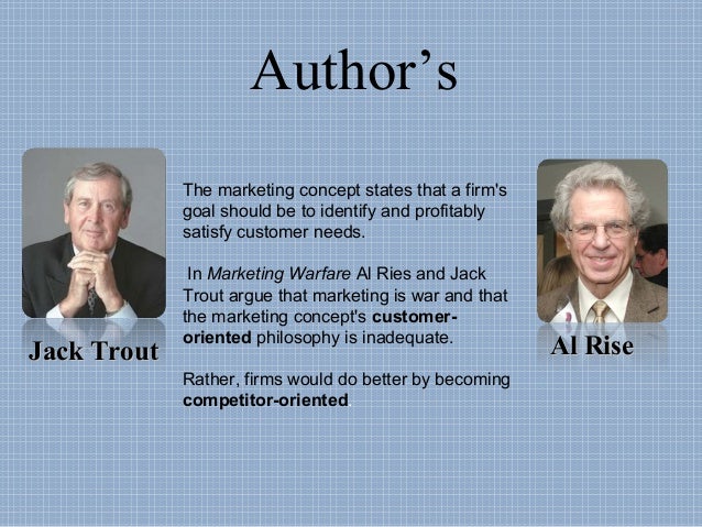 al ries and jack trout marketing warfare